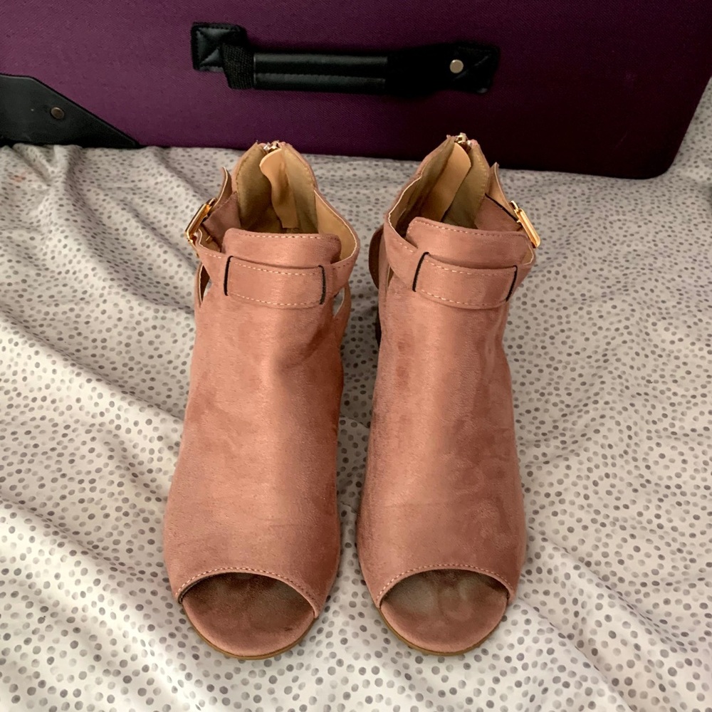 cute pink booties